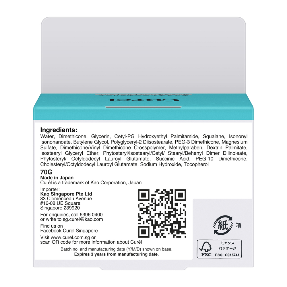 Curel Intensive Moisture Care Moisture Hair Cream 70g | National Skin Centre